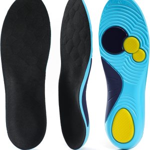 XINIFOOT Plantilla de soporte de arco prémium con almohadilla de gel, plantillas de absorción de golpes, alivio de la fascitis plantar, insertos XINIFOOT Plantilla de soporte de arco prémium con almohadilla de gel, plantillas de absorción de golpes, alivio de la fascitis plantar, insertos