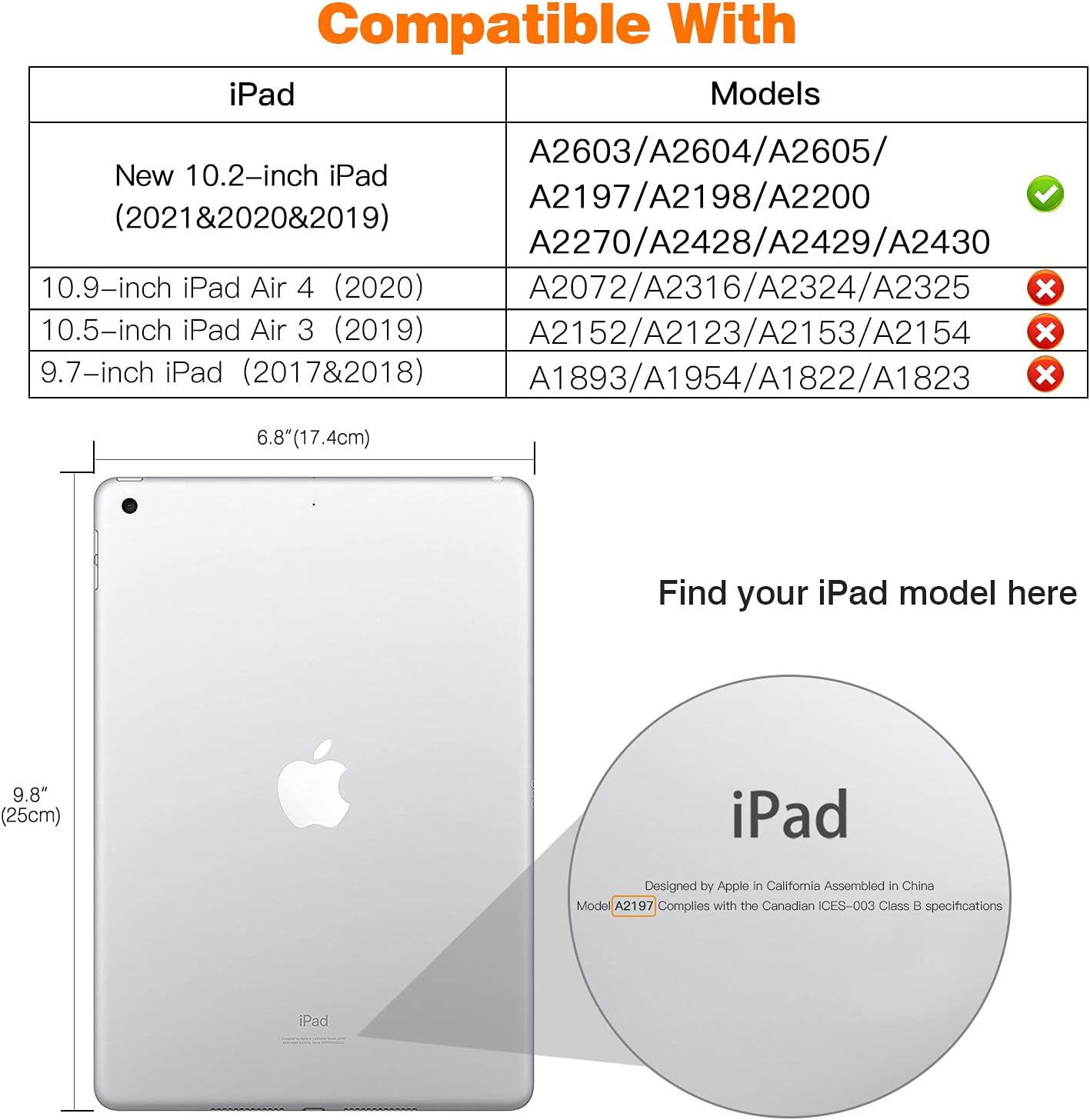 MoKo Funda para iPad 10.2, iPad de 9 generación 2021, iPad de 8 generación 2020, iPad de 7 generación 2019, funda inteligente delgada con soporte