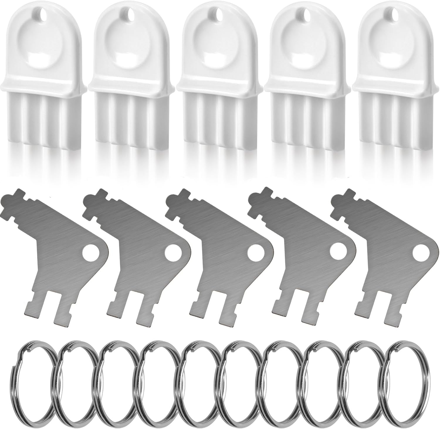 Llave dispensadora de toallas de papel, 10 llaves dispensadoras de papel higiénico compatibles con dispensadores de toallas de papel y papel
