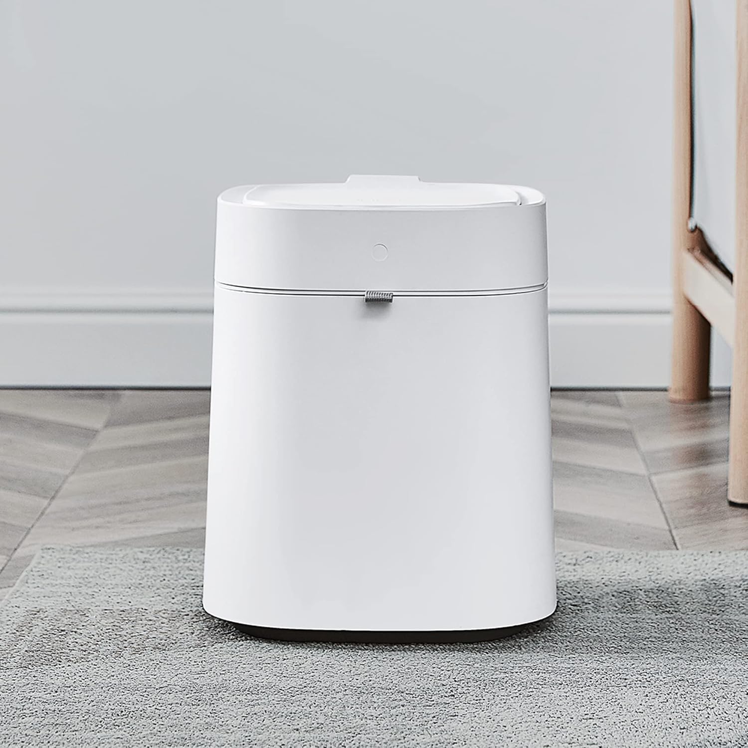 TOWNEW T Air X White – Cubo de basura inteligente de 3.5 galones, cubo para pañales, autosellado, activado por movimiento, recargable, pequeño