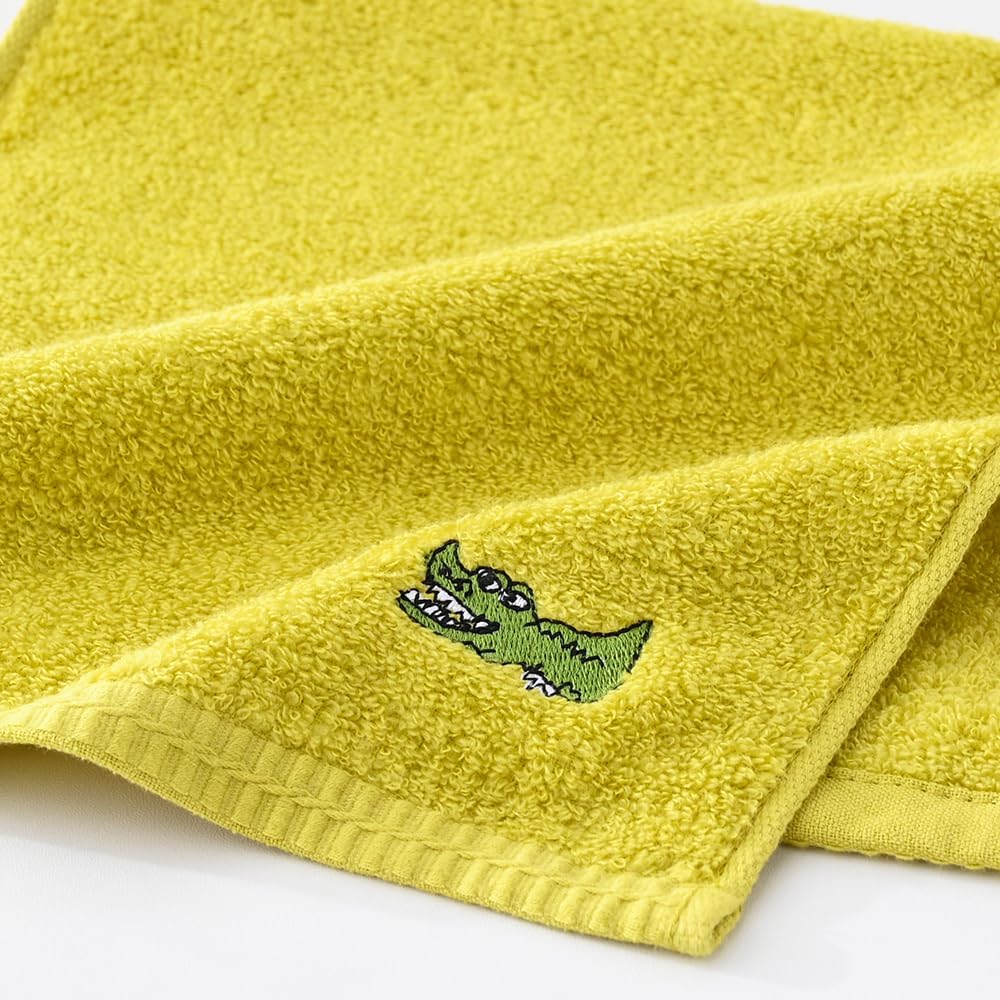 sense gnosis Toallas faciales 100% de algodón para niños, toallas de baño para baño, toallas bordadas de animales para niños y paños de bebé, 10 x