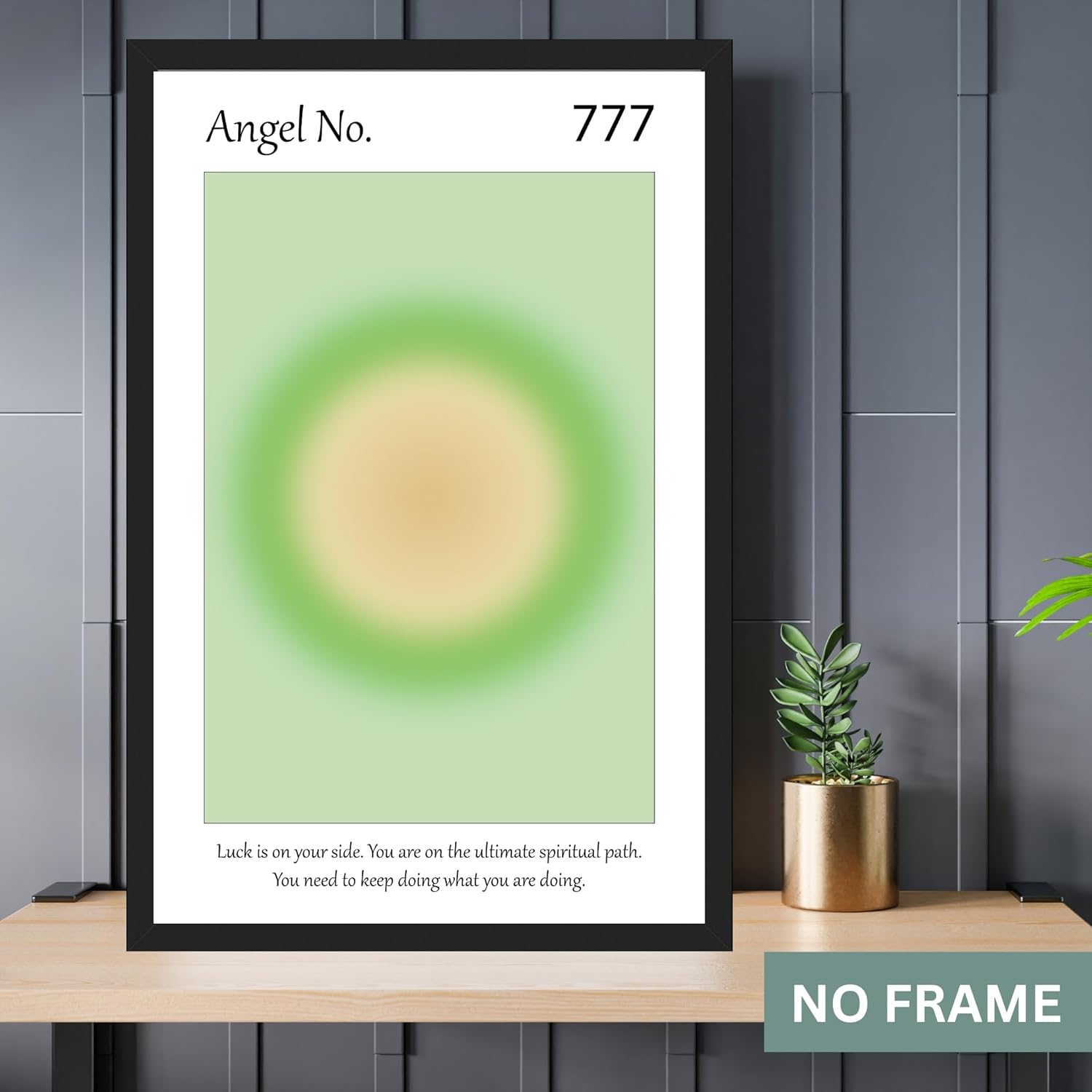 777 Angel Number Wall Art Poster, Energy Aura Gradient Posters Print, Spiritual Vibrant Gradient, Astrology, Spirit Guide, Spirituality Poster for