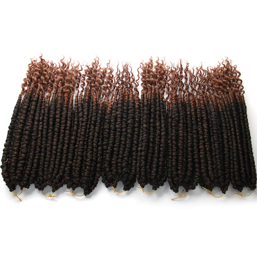 Cabello de ganchillo senegalés de 14 pulgadas, 8 paquetes de cabello de ganchillo para mujeres negras (14 pulgadas (paquete de 8), n. T1B30