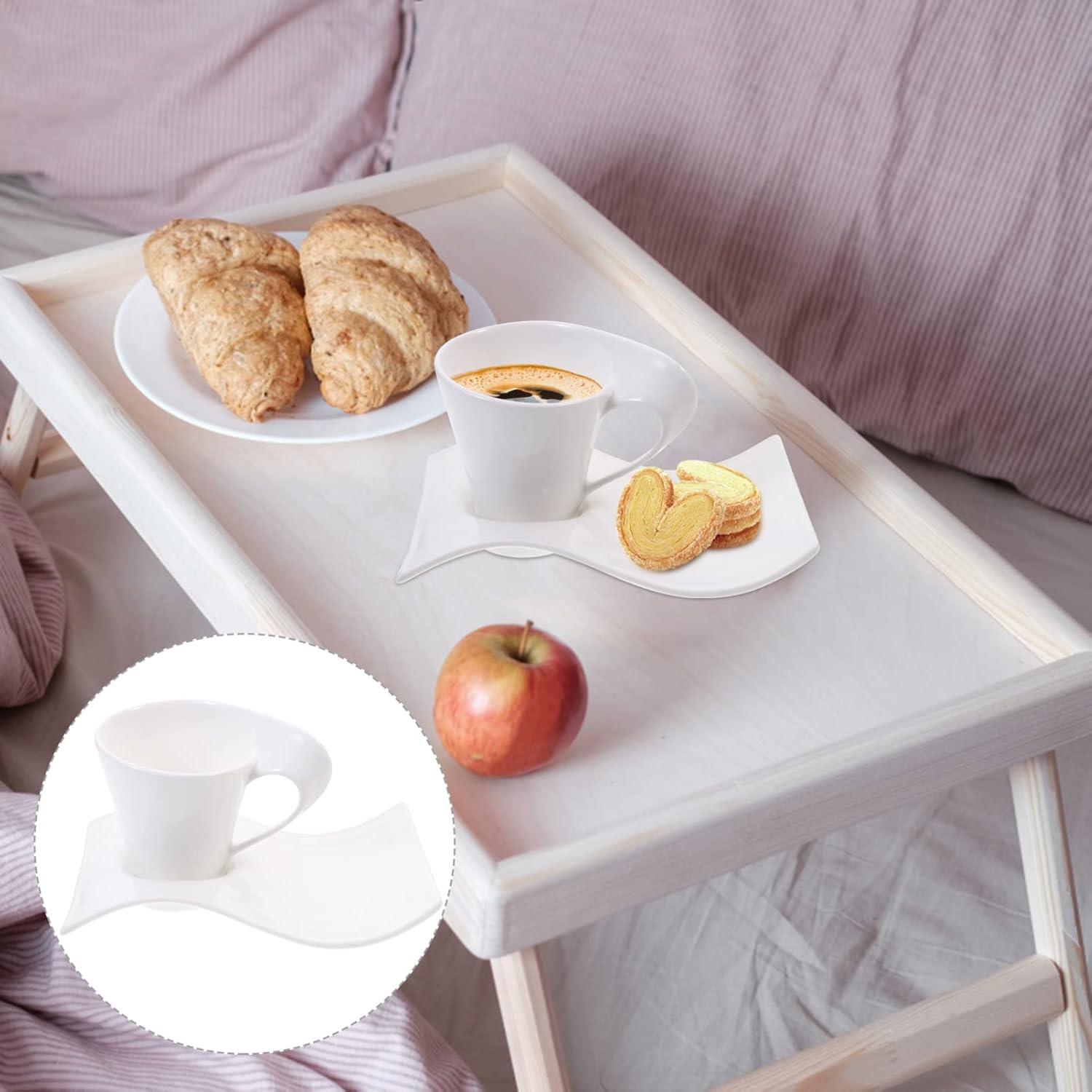 Con Forma Pequeña Caffe Blanco Cerámica Decorativas Tazas De Té Estilo Leche En Forma De Café Cumpleaños Europeo Cappuccino Y Bar Cocina Ml Hogar