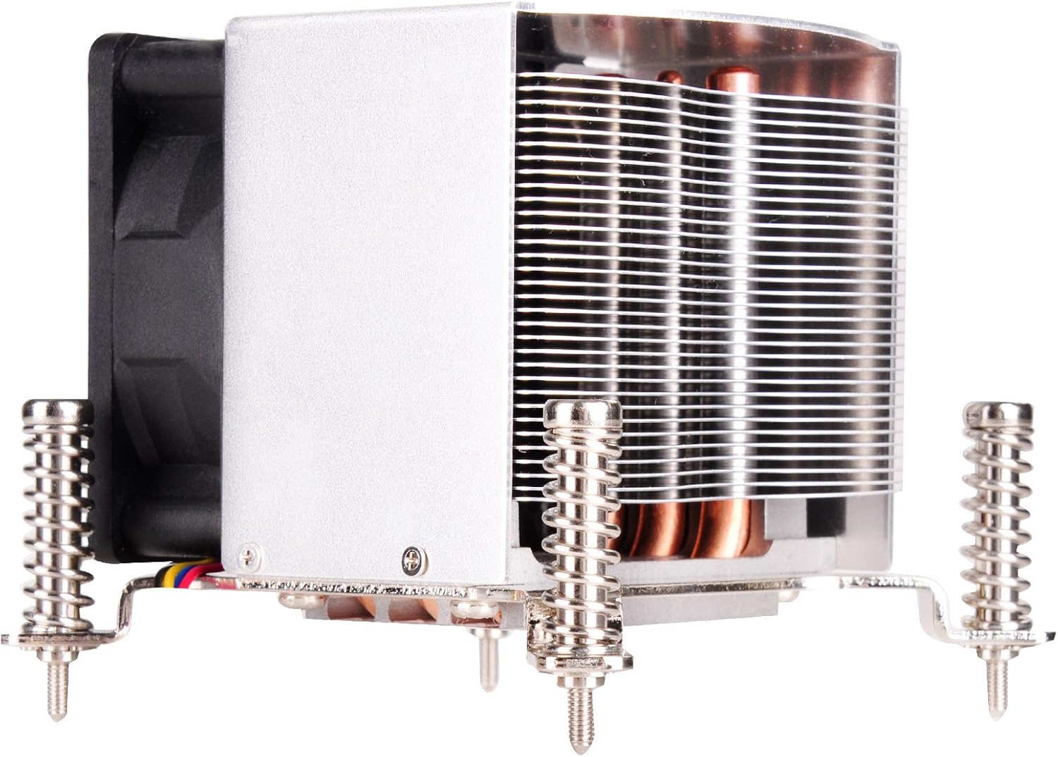 SilverStone Technology AR09-115XS 2U Servidor de montaje en bastidorpequeño factor de forma Intel CPU Cooler con soporte de tornillo, SST-AR09-115XS
