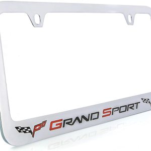 License Frame Inc. Chevrolet Corvette C6 Grand Sport – Marco de matrícula metálico (cromado y ancho) License Frame Inc. Chevrolet Corvette C6 Grand Sport – Marco de matrícula metálico (cromado y ancho)