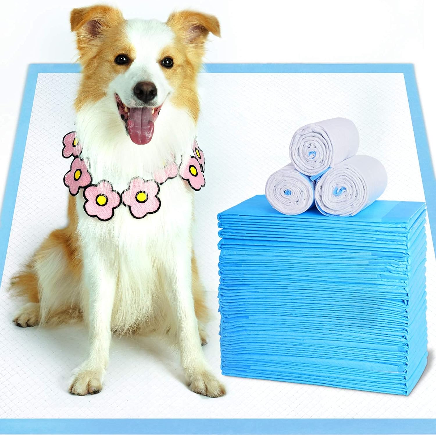 Almohadillas extra grandes para orina de perro y almohadillas de entrenamiento para cachorros de 28 x 34 pulgadas, 40 unidades, almohadillas