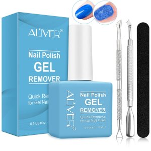 Removedor de esmalte de uñas de gel, removedor de esmalte de uñas para uñas de gel con 1 empujador de cutículas, raspador de uñas y barra de fregar, Removedor de esmalte de uñas de gel, removedor de esmalte de uñas para uñas de gel con 1 empujador de cutículas, raspador de uñas y barra de fregar,