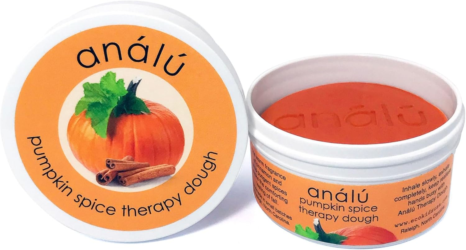 Analu Therapy Masa (especias de calabaza) – Masa natural hecha a mano a base de plantas para calmar, relajación y aromaterapia (paquete de 1)
