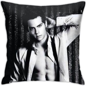 Dylan Obrien – Funda de almohada con estampado dúplex, suave y transpirable, funda de almohada de 18 x 18 pulgadas Dylan Obrien – Funda de almohada con estampado dúplex, suave y transpirable, funda de almohada de 18 x 18 pulgadas