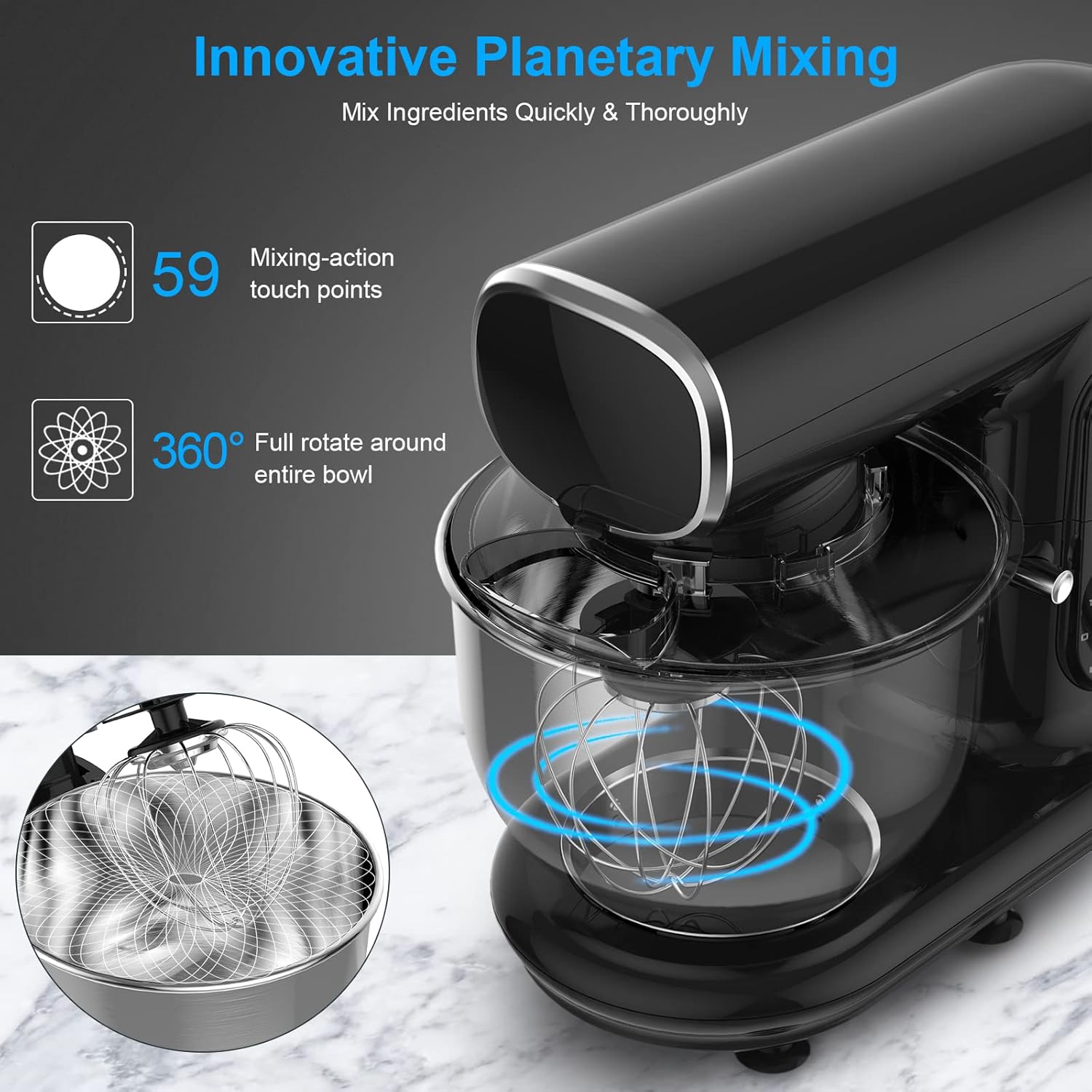 Parrilla eléctrica de contacto para interiores (negro)