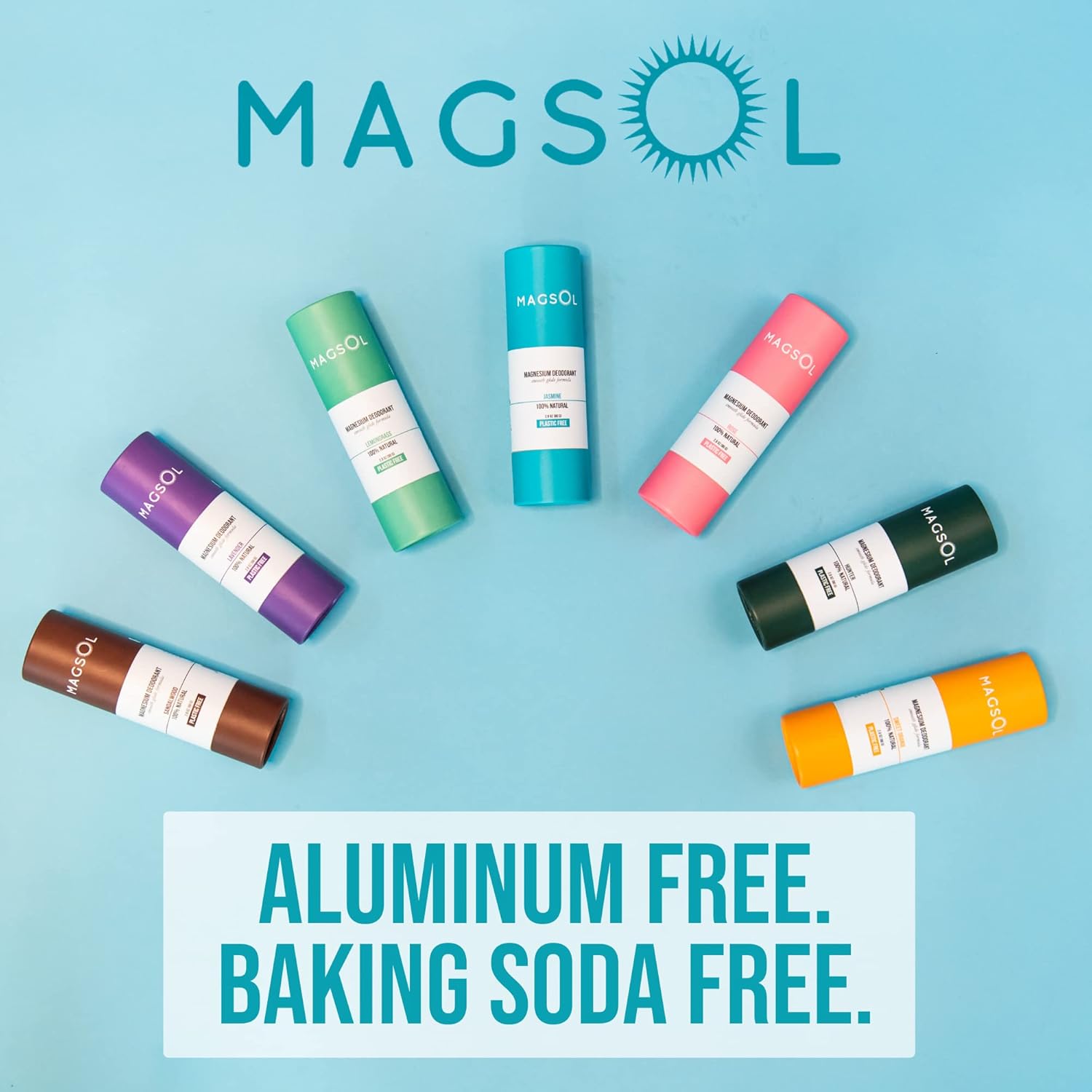 MAGSOL – Desodorante natural para hombres y mujeres, perfecto para pieles ultra sensibles, desodorante sin aluminio para hombres, desodorante sin