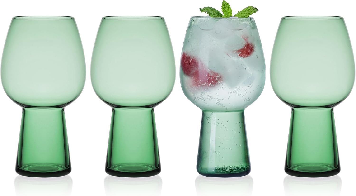 Mikasa Phoebe – Vaso para bebidas (4 unidades), color salvia