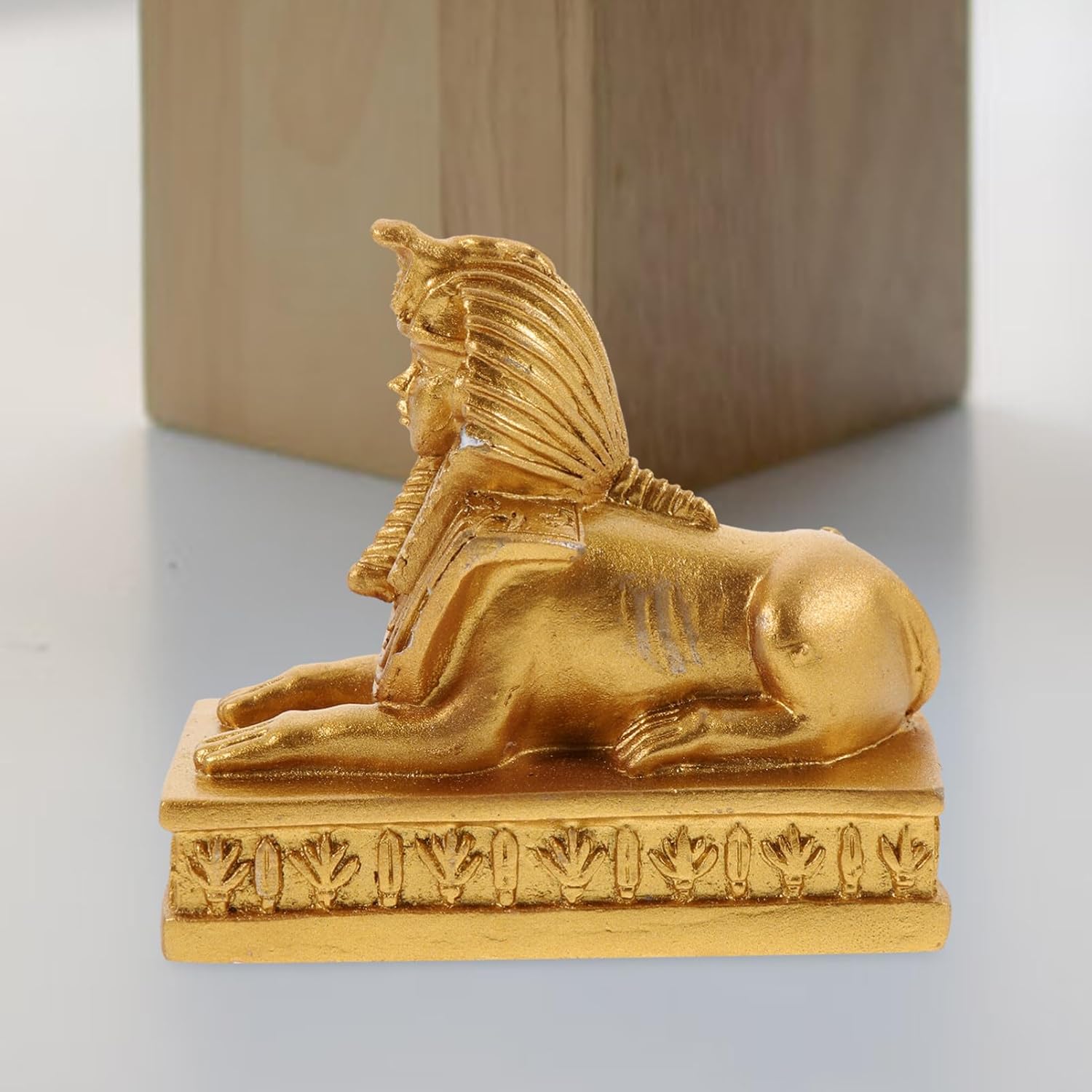 Decoración para el hogar, estatuas de esfinge de resina, escultura de dios egipcios, acuario, estatua de esfinge egipcia antigua, estatua