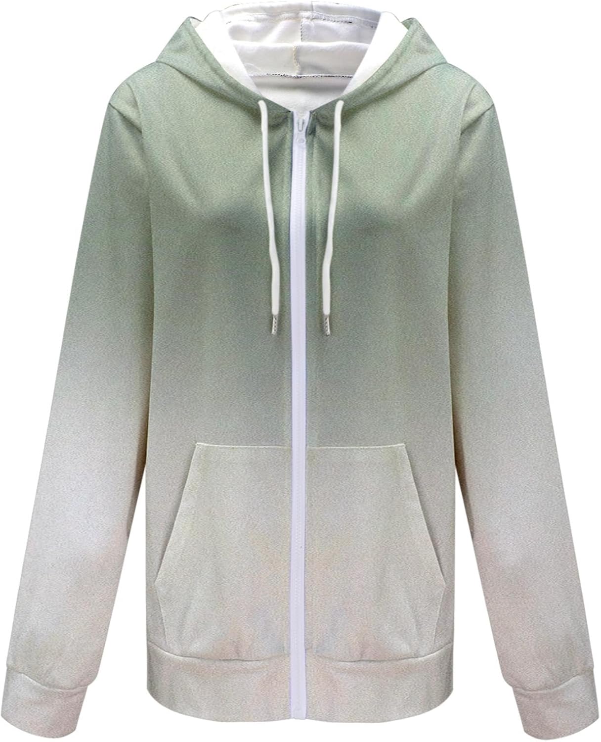 Sudaderas de gran tamaño con cremallera completa para mujer, ligeras, informales, Y2K, a la moda, chaquetas de moda para otoño 2023, ropa de calle