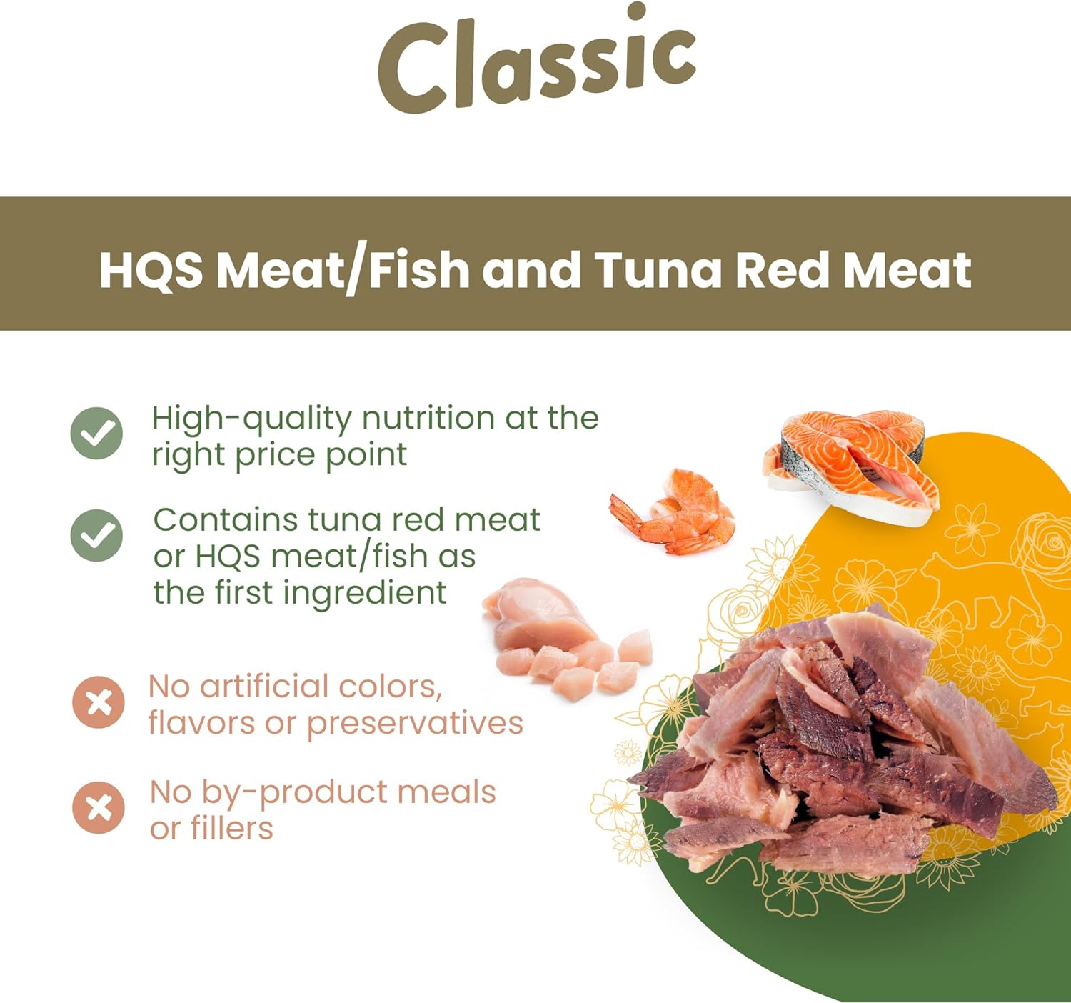 almo nature Classic Complete Cat 12 Pack Receta de atún con salmón en salsa, latas de 2.47 onzas, comida húmeda enlatada para gatos adultos, sin