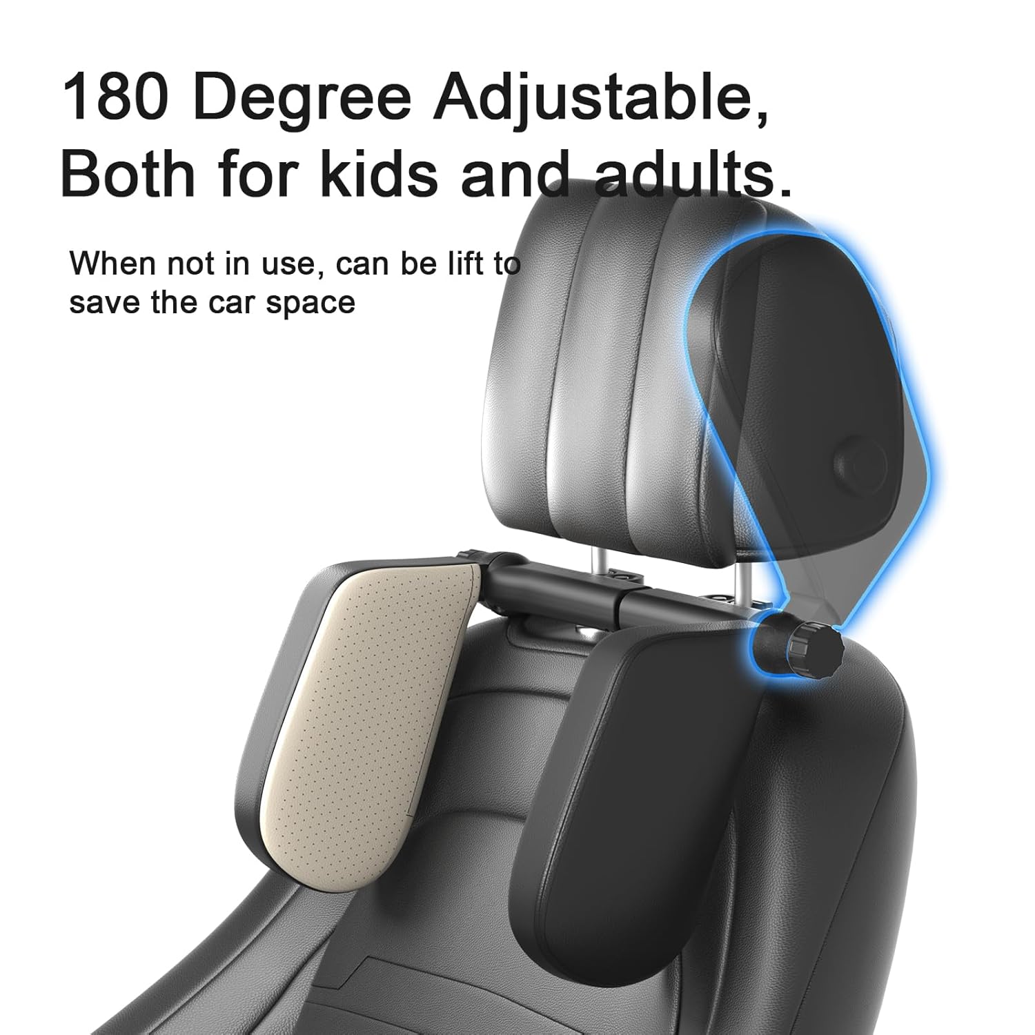 Canler Almohada para reposacabezas de automóvil 2023, cómoda y mejorada para viajes por carretera, soporte para la cabeza y el cuello para niños y