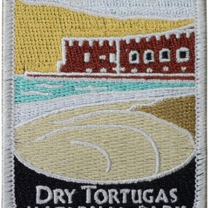 Parche de Parque Nacional Dry Tortugas Fort Jefferson, insignia de Florida de 3 pulgadas (planchado) Parche de Parque Nacional Dry Tortugas Fort Jefferson, insignia de Florida de 3 pulgadas (planchado)