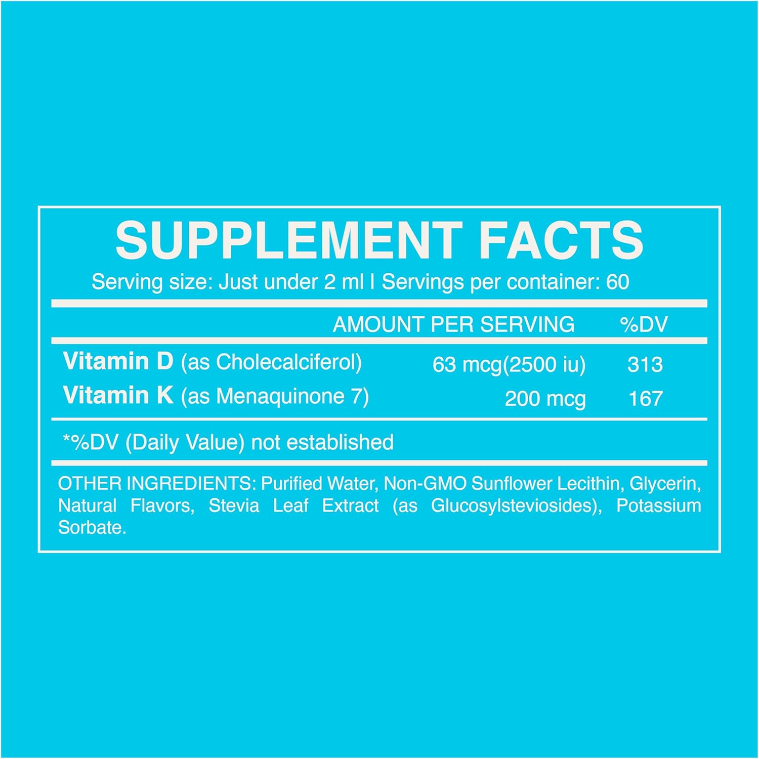 Infinite Labs Vitamina liposomal D3+  Suplemento líquido de vitamina D3 y K2+  Salud ósea, apoyo inmunológico, absorción de calcio  Sin gluten, sin