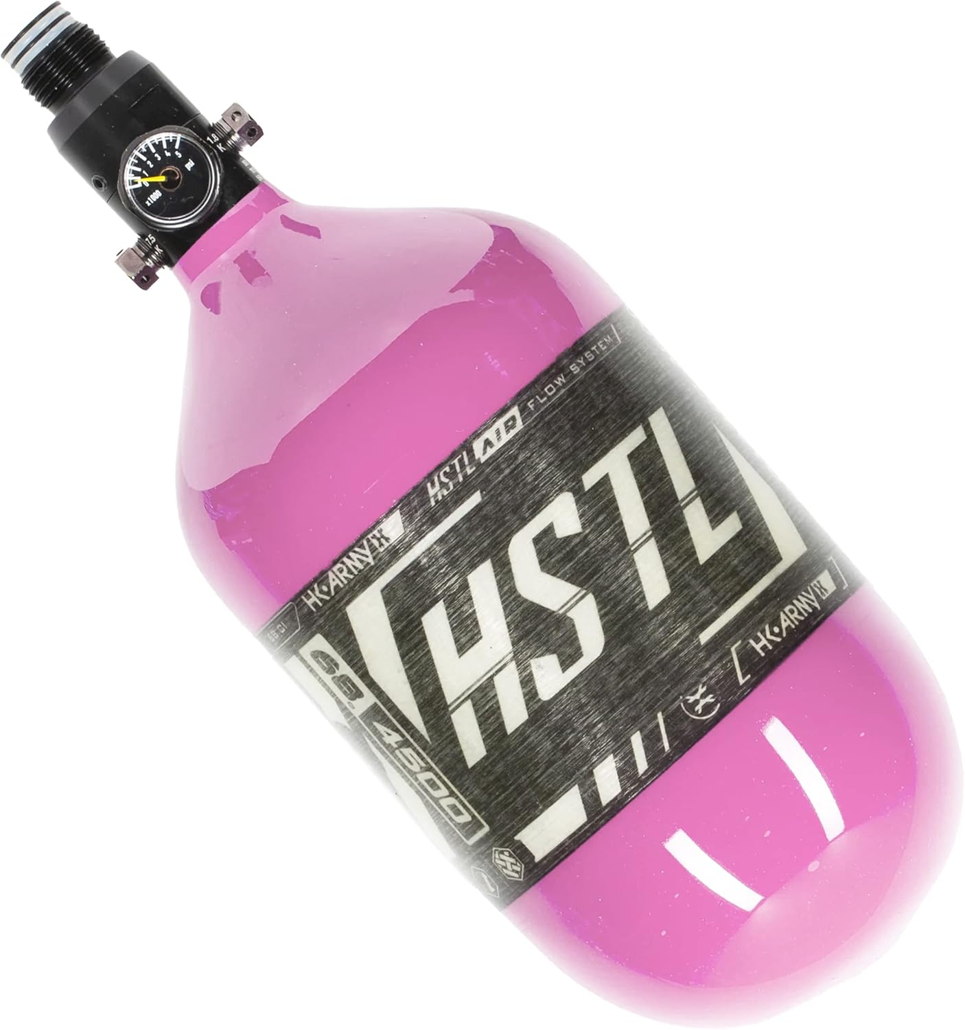 HK Army HSTL 684500 Sistema de tanque de paintball de aire comprimido HPA de fibra de carbono – Regular estándar