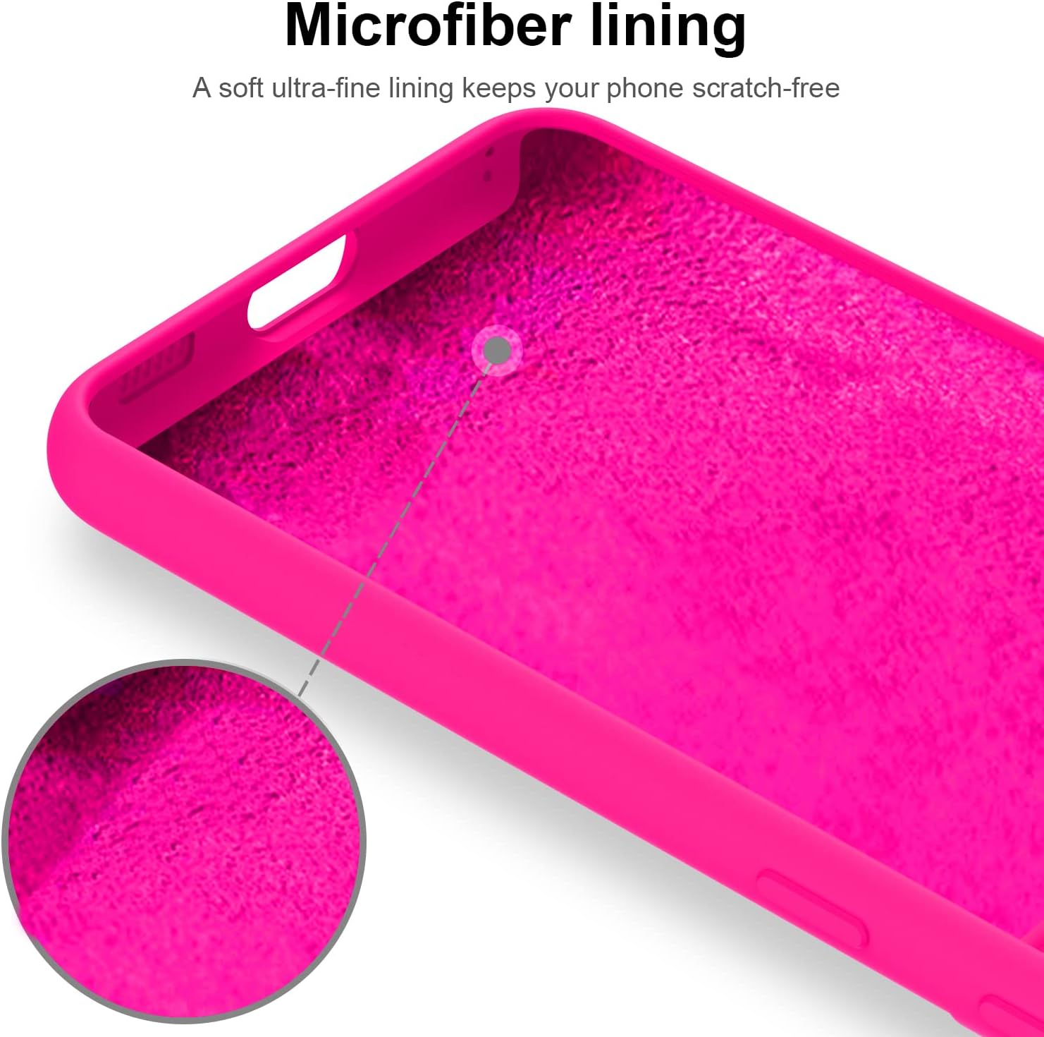 DEENAKIN Funda de silicona para Samsung Galaxy S21, suave y sedosa, flexible, de goma, delgada, protectora con forro de microfibra suave, color rosa