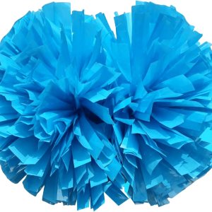 aiviwiai Pompones de animadora con mango de bastón, pompones metálicos medianos para adultos y niños, pompones de animadora para escuadrón de aiviwiai Pompones de animadora con mango de bastón, pompones metálicos medianos para adultos y niños, pompones de animadora para escuadrón de