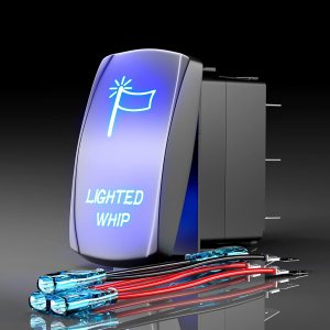 Interruptor basculante iluminado, interruptor de palanca grabado con láser, SPST 5 pines, 12 V, 24 V, cables de puente para automóviles, camiones, Interruptor basculante iluminado, interruptor de palanca grabado con láser, SPST 5 pines, 12 V, 24 V, cables de puente para automóviles, camiones,