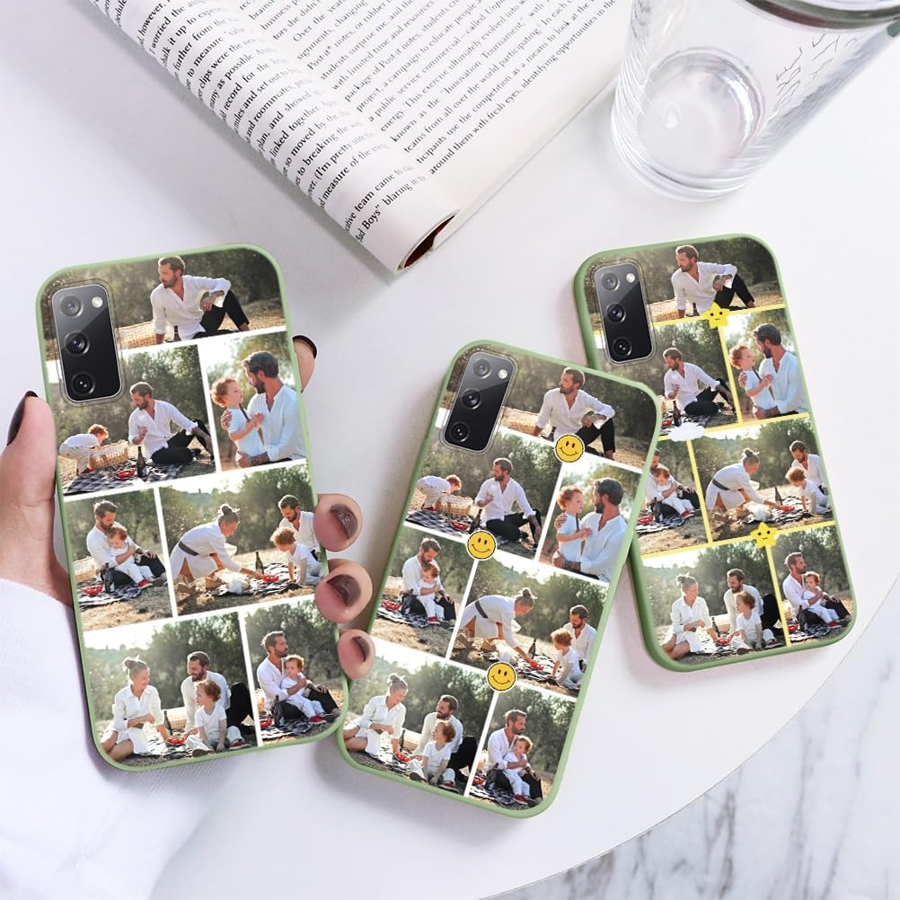 Eouine Funda de teléfono personalizada para Samsung S20 FES20 LiteS20 Fan Edition (6.5 pulgadas)  Fundas de teléfono con imagen personalizable,