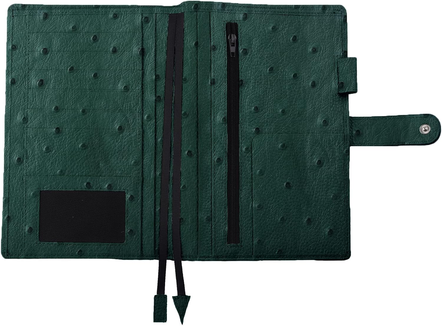 Funda de planificador B6 de piel auténtica, organizador personal con bucle para bolígrafo, ranuras para tarjetas, bolsillos con cremallera,