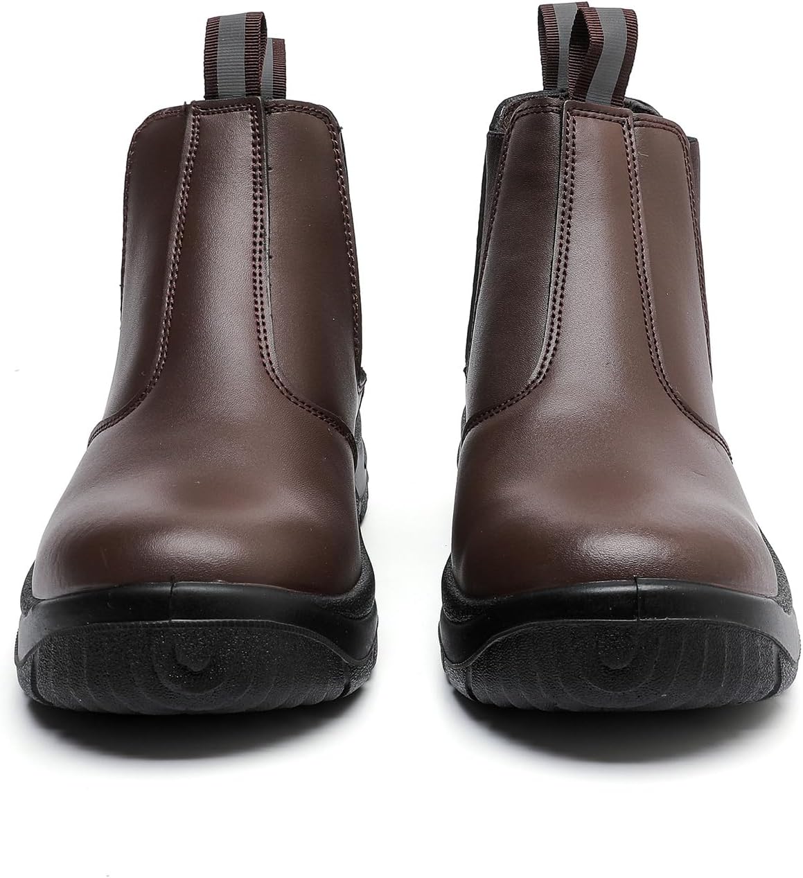 DRKA – Botas de trabajo con punta de acero para hombre, antideslizantes, impermeables y antipinchazos, zapatos de seguridad para trabajar