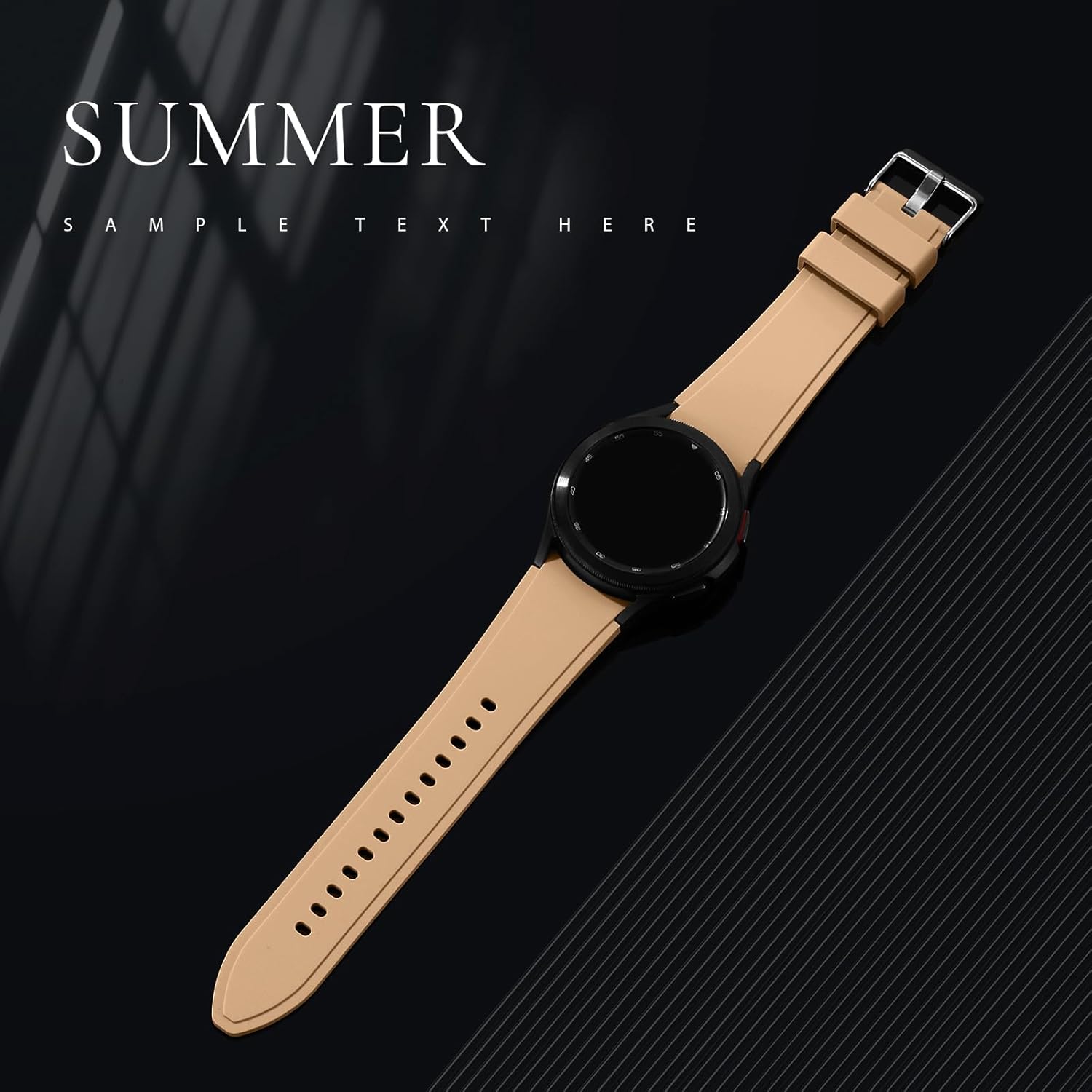 Lerobo Correa sin brecha compatible con Samsung Galaxy Watch 6 5 y 4 Band 1.732 in 1.575 inWatch 5 Pro Band 1.772 inGalaxy Watch 4 Classic 1.811 in