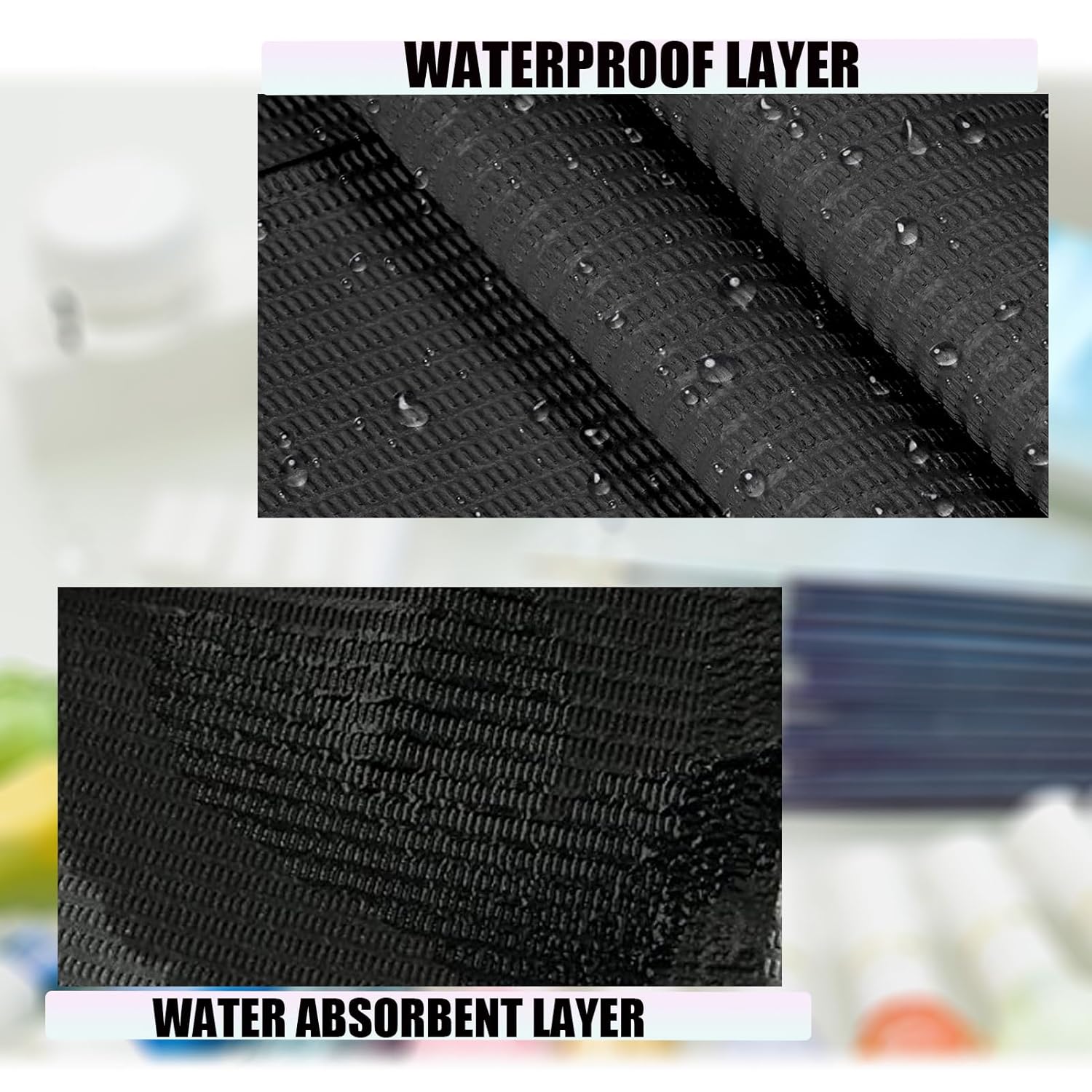 Paquete de 50 baberos dentales, baberos dentales impermeables desechables de 3 capas para dentistas, tatuajes, uñas, bandejas médicas, cubiertas de