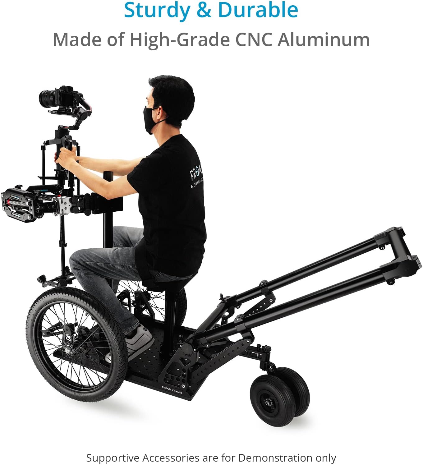 PROAIM VSTA – Kit de montaje rígido compatible con soporte estabilizador Vista para automóviles, carriles compatibles con carriles, Tri-sombreros y