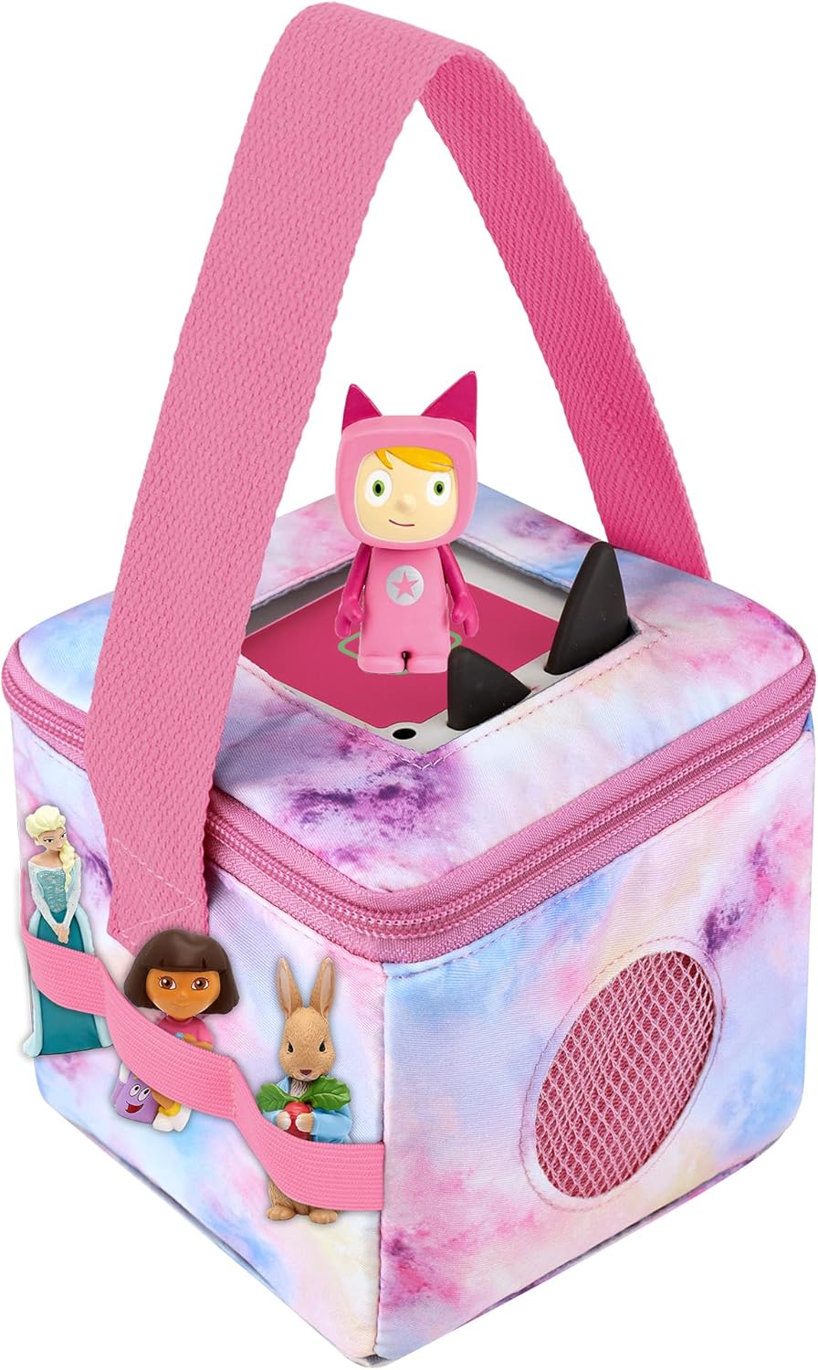 Estuche de transporte para figuras de Tonie y Toniebox, organizador para juego de iniciación Toniebox, bolsa de transporte y almacenamiento para