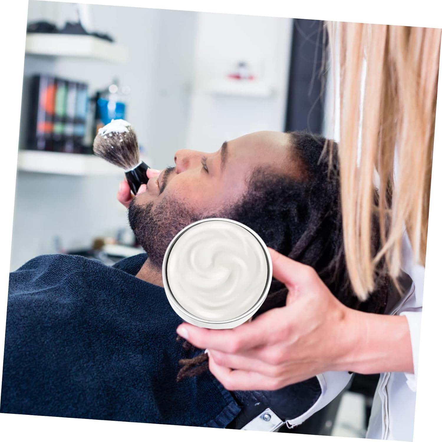4 piezas de jabón de afeitar tazón de Afeitar para hombres rasuradora de barba para hombres rasuradora de barba para hombres