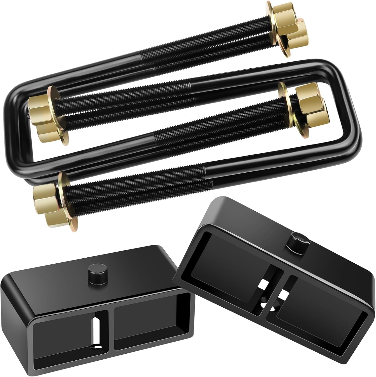HHCSOP Kits de bloque de elevación trasera de 2 pulgadas, compatible con Chevrolet Chevy Silverado 1500 2007-2021, GMC Sierra 1500 2007-2019, kit de