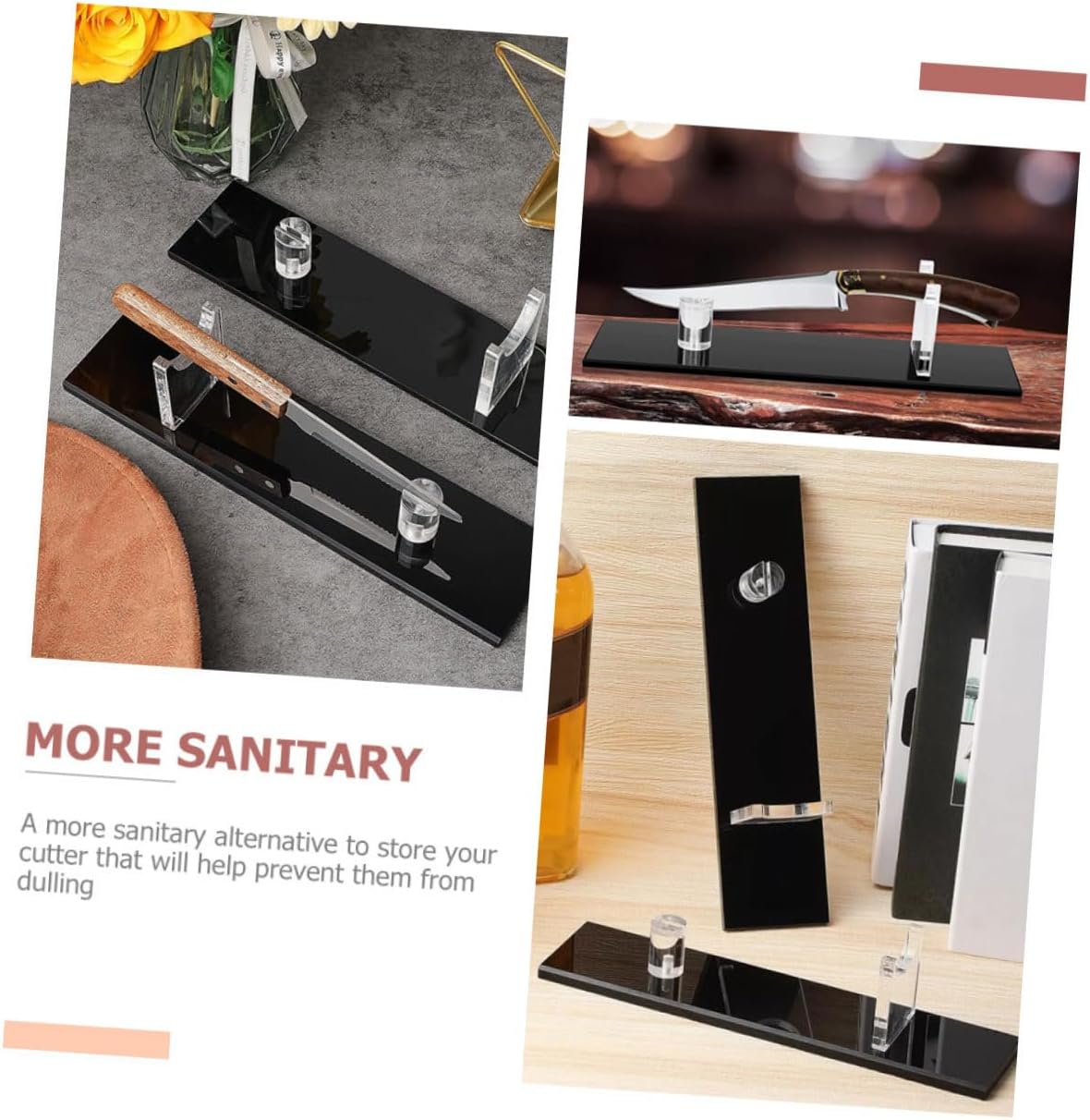 PRETYZOOM Display Stand Single Stand Desktop Rack Samurai Holder Japanese Sword Stand Wooden Stand Drawer Block Base Display Shelf Home Cutter Rack