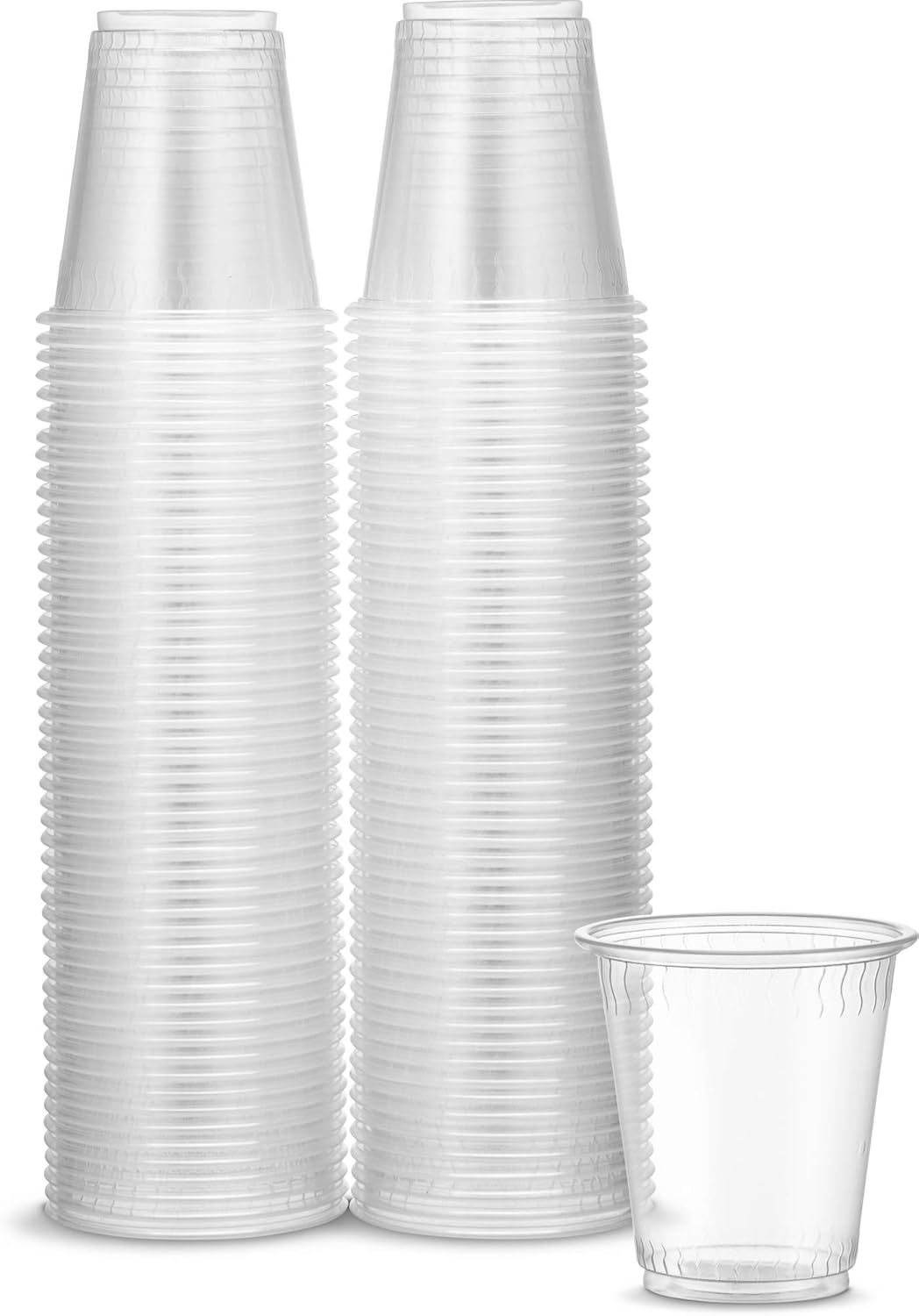 Vasos de plástico transparentes, desechables y reutilizables Plasticpro