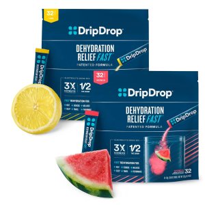 DripDrop Hidratación – Paquetes de polvo de electrolitos – Paquete de sandía y limón – 64 unidades DripDrop Hidratación – Paquetes de polvo de electrolitos – Paquete de sandía y limón – 64 unidades