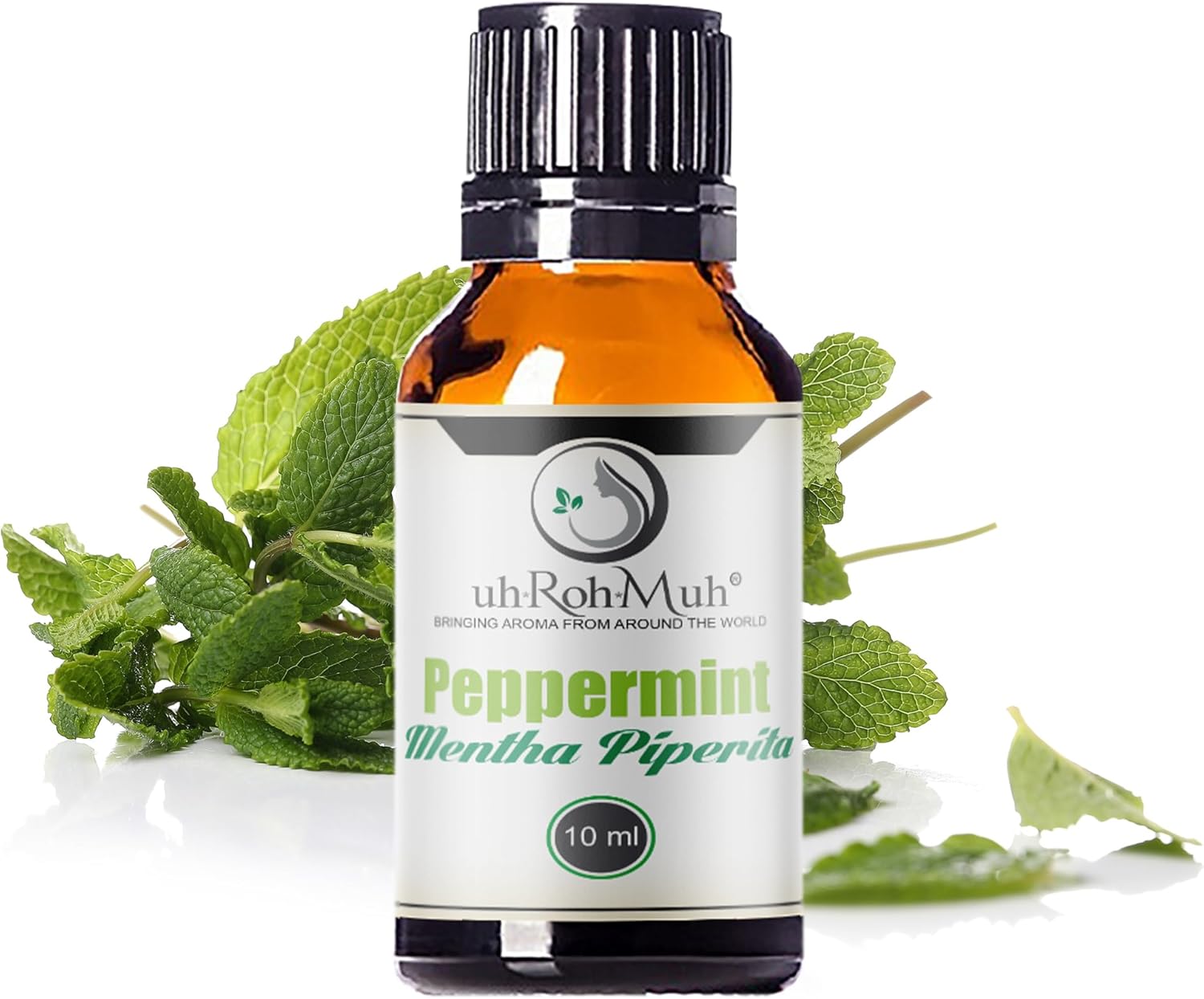 Aceite Esencial de Menta Rectificado Orgánico – 0.3 fl oz