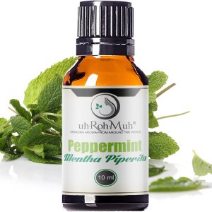 Aceite Esencial de Menta Rectificado Orgánico – 0.3 fl oz Aceite Esencial de Menta Rectificado Orgánico – 0.3 fl oz