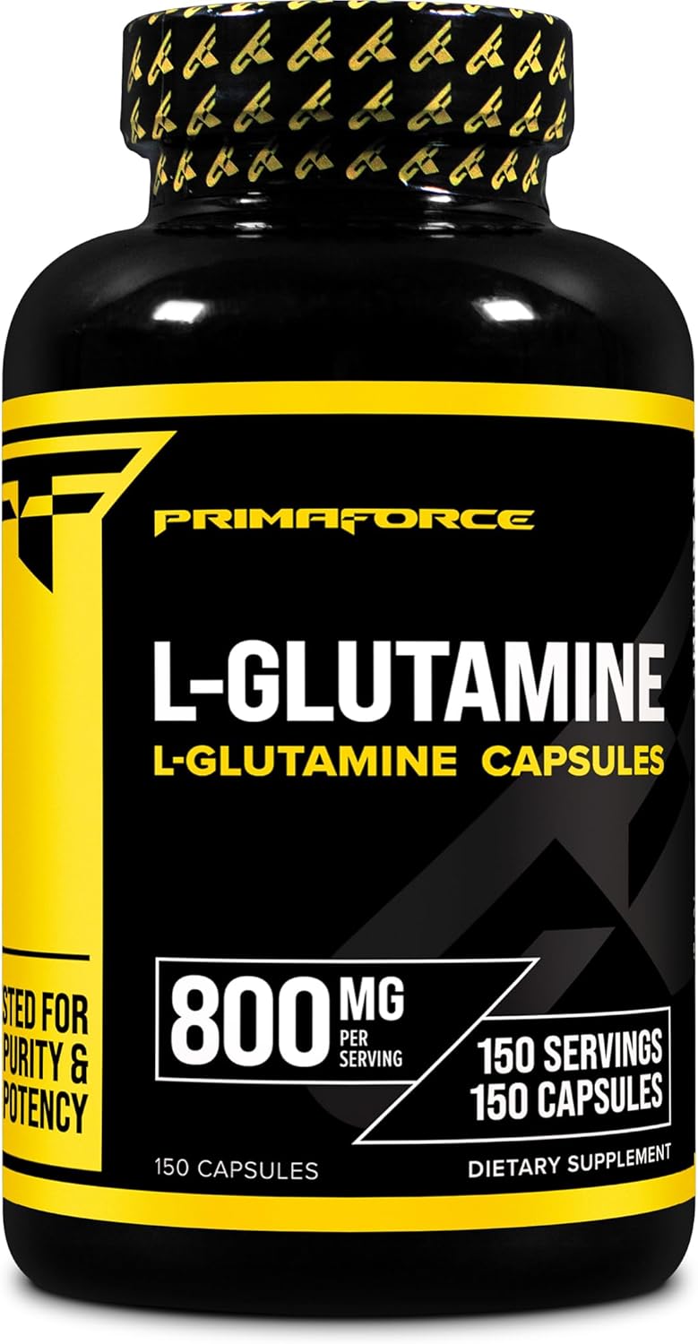 Primaforce L-Glutamina, 800 mg (150 Cápsulas)