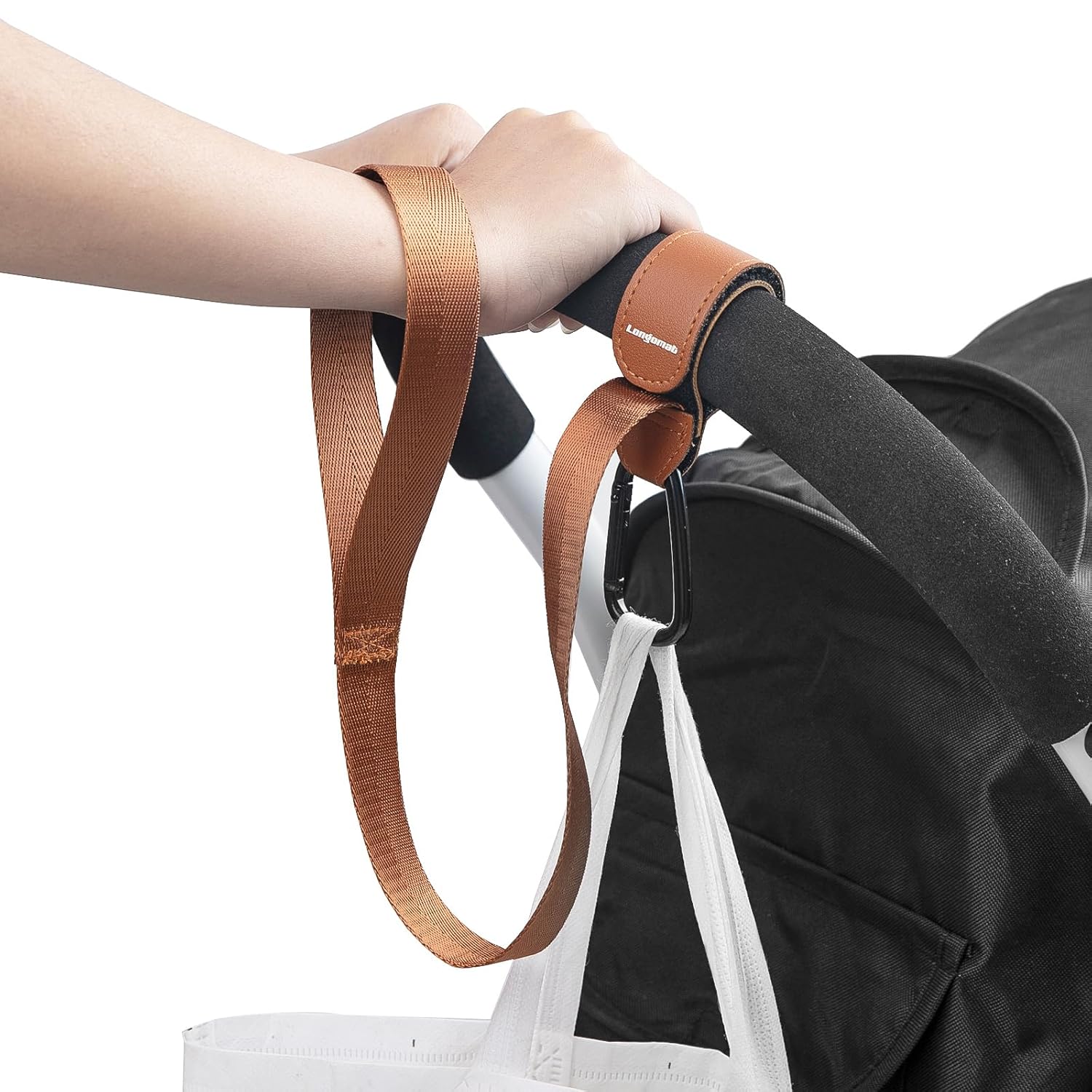 Correa de muñeca de seguridad para cochecito de bebé para colgar accesorio de viaje para niños pequeños, enlaces a cochecitos, mochilas, carritos de