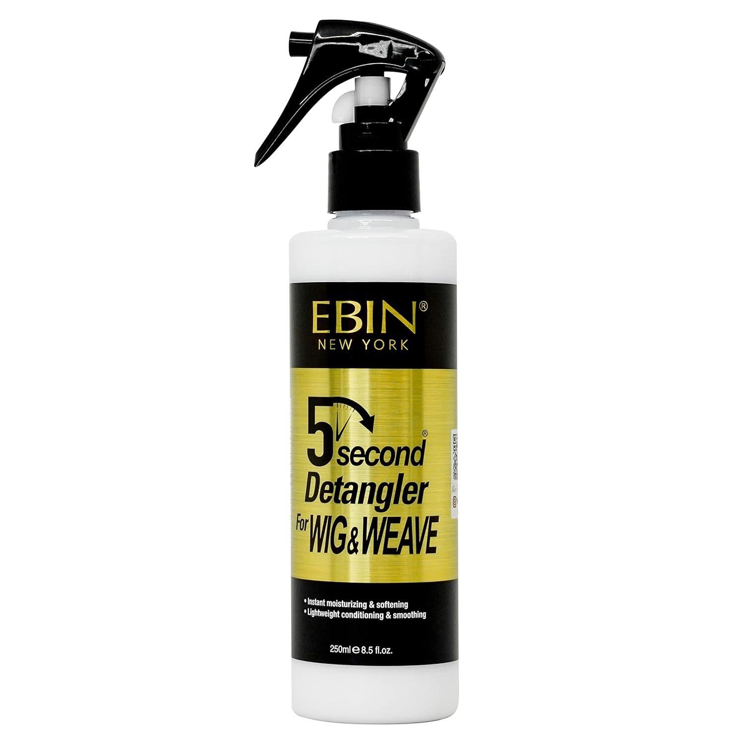 EBIN NEW YORK 5 Second Detangler – Aceite de argán marroquí infundido  Humedad instantánea y acondicionador ligero  Suaviza, suaviza y añade brillo