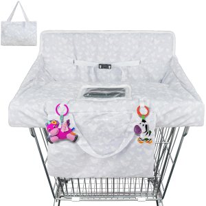 Funda para carrito de compras y carrito de comestibles para bebé, funda portátil 2 en 1 para silla alta con arnés de seguridad, fundas Funda para carrito de compras y carrito de comestibles para bebé, funda portátil 2 en 1 para silla alta con arnés de seguridad, fundas