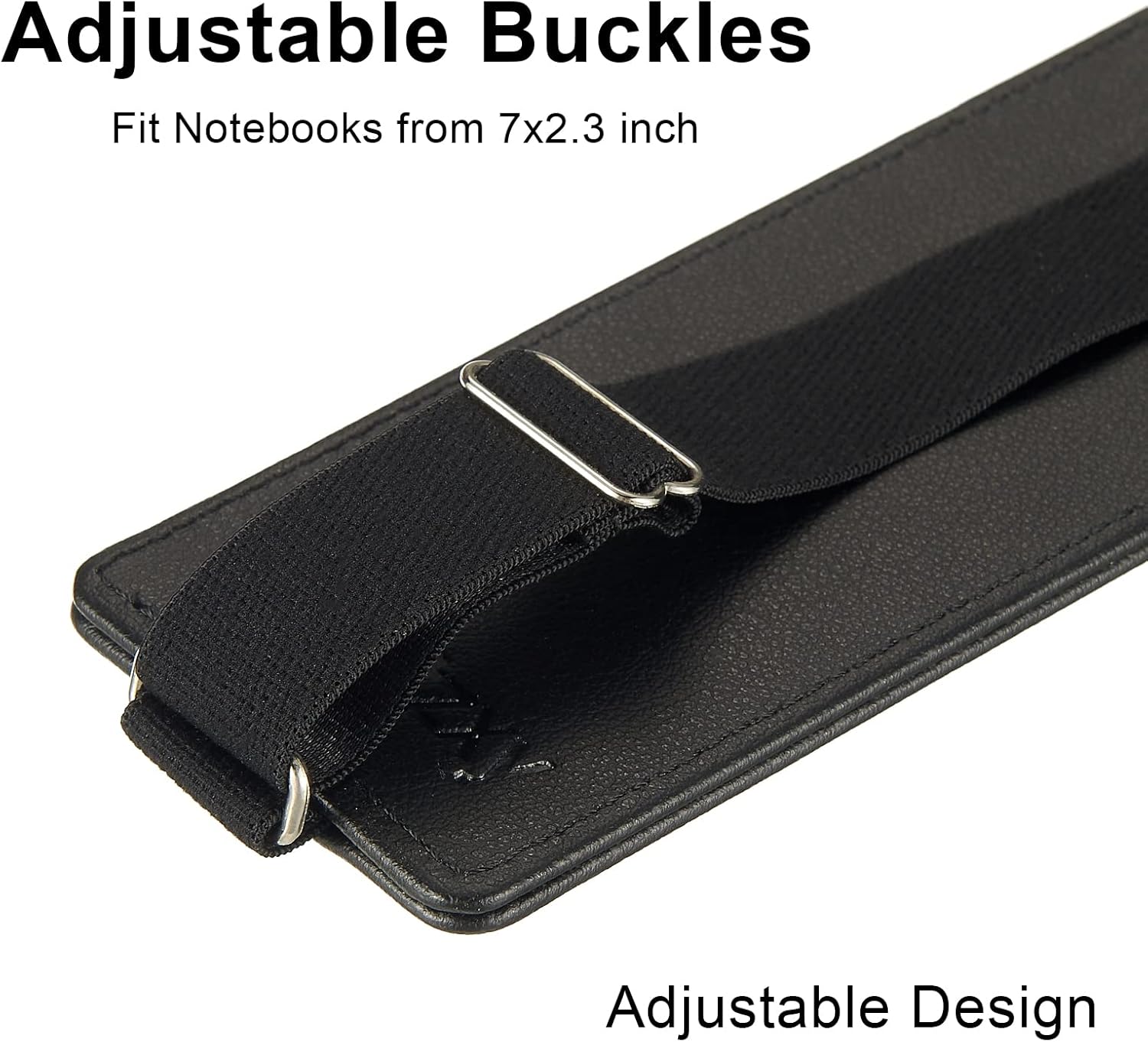 Soporte ajustable para bolígrafo con banda elástica, soporte para bolígrafo para cuaderno, funda para bolígrafo, soporte para bolígrafo de diario,