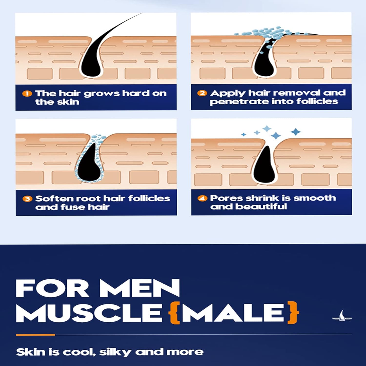 Crema depilatoria íntimaprivada para hombres, crema depiladora para vello púbico, depiladora eficaz e indolora, crema depiladora para mujer partes