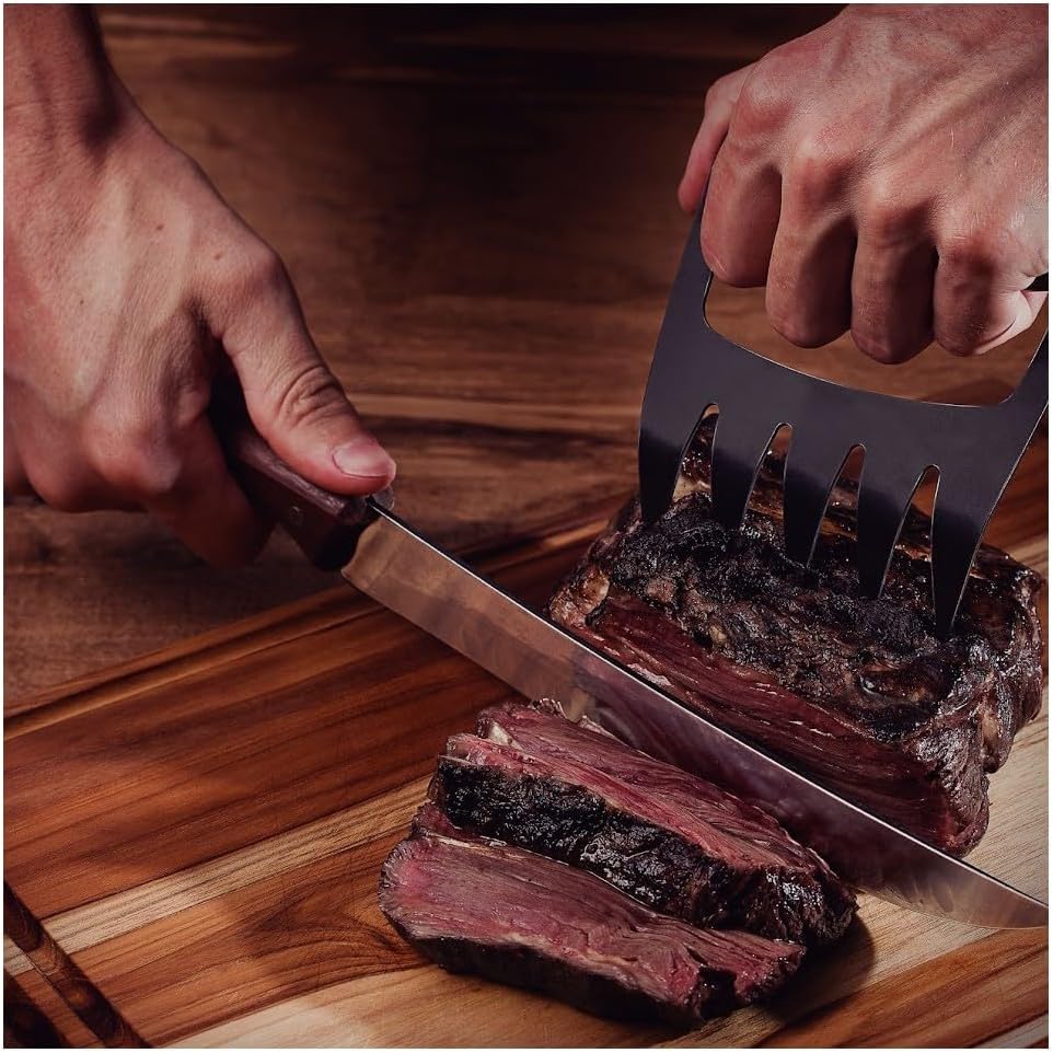 Tramontina Churrasco Black Black Blade Stainless Carving Knife 250mm Best Design for Outdoor Use Gyu Knife Stainless Steel Blade Wood Handle Made in