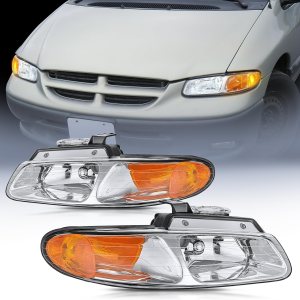 Nilight Conjunto de faros delanteros para Chrysler Town & Country Dodge Grand Caravan Plymouth Grand Voyager 1996 1997 1998 1999 Chrysler Town & Nilight Conjunto de faros delanteros para Chrysler Town & Country Dodge Grand Caravan Plymouth Grand Voyager 1996 1997 1998 1999 Chrysler Town &