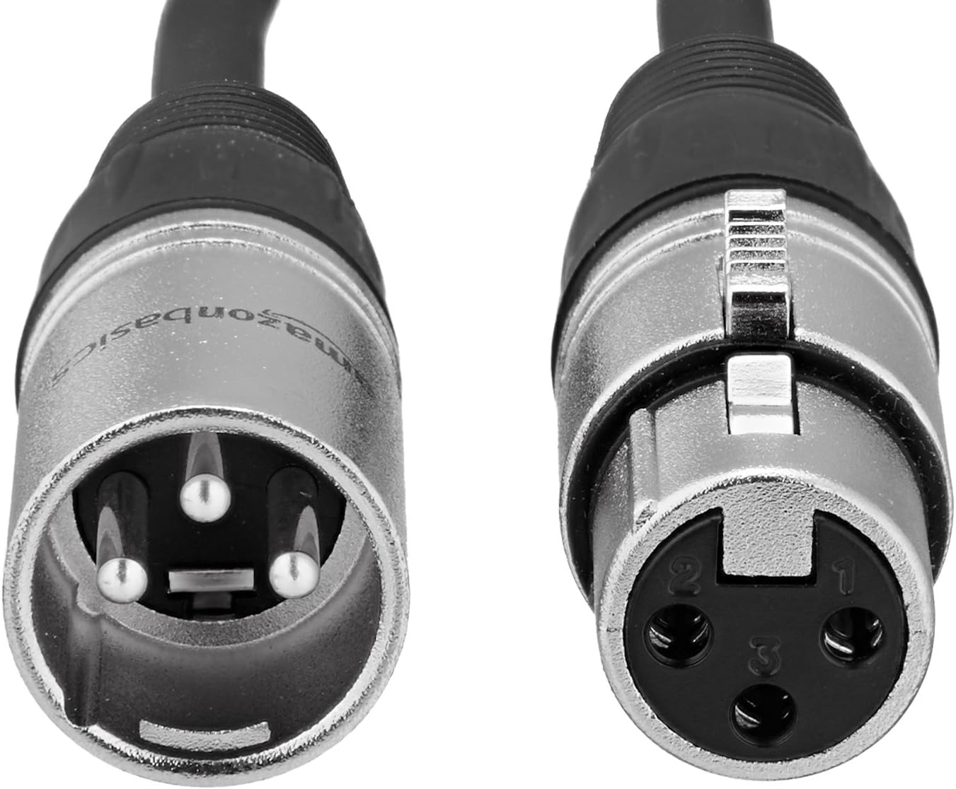 Pyle Soporte de micrófono resistente, altura ajustable de 51.2 a 78.75 pulgadas de alto y cable de micrófono Tienda Basics XLR macho a hembra, 10